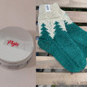 Теплий набір Nett Set (Соєва свічка та в'язані шкарпетки)