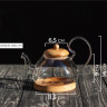 Набор для чаепития (2 стакана и заварочный чайник) Pu-er