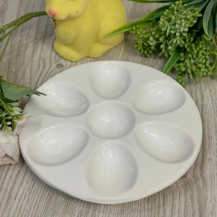 Тарілка керамічна для яєць Dozen