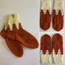 Вязаные носки и варежки Wzutti Terracot
