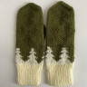 В'язані рукавиці Wzutti (Зелені)