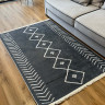 Безворсовий килим Aztec black