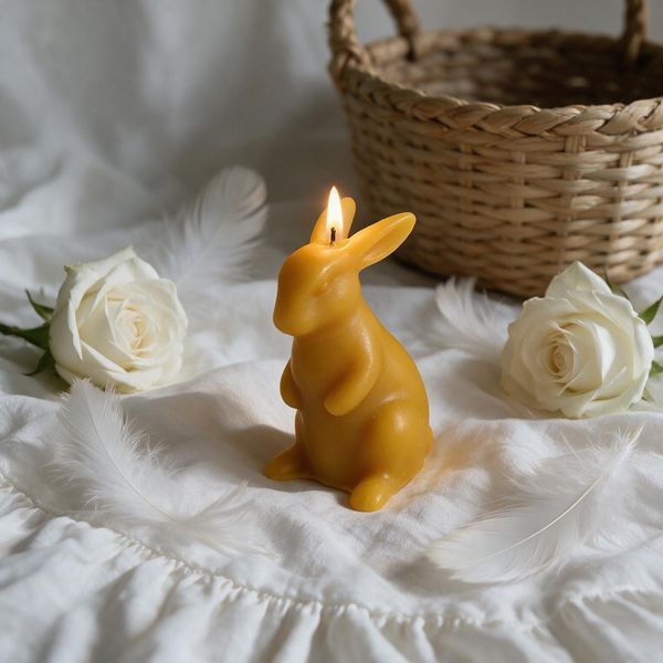 Воскова свічка Rabbits 17112 фото