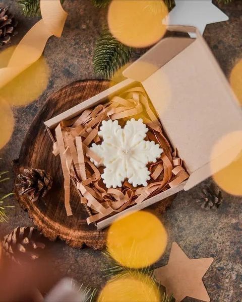 Соєва свічка Snowflake 17233 фото