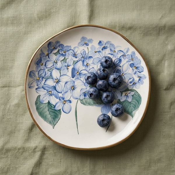 Тарілка Hydrangea 35п фото