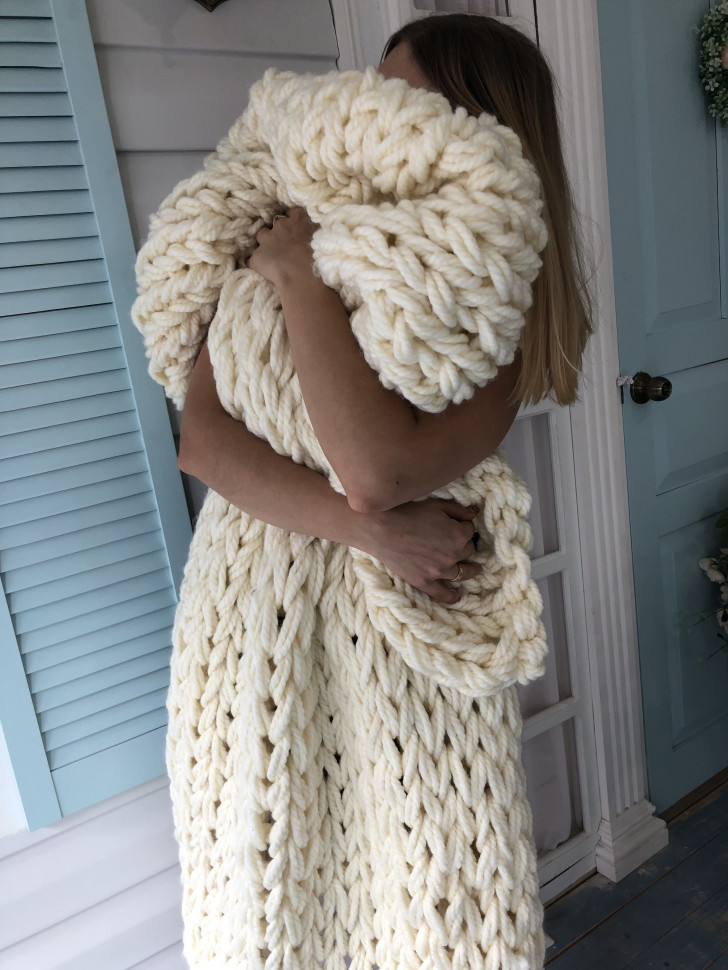 Вязаный плед Jadore 