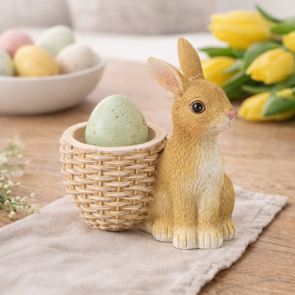 Набор подставок для яиц Rabbit and basket 4 шт