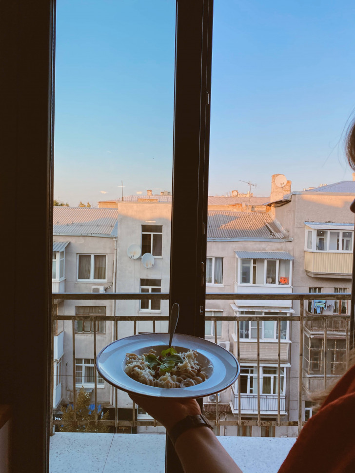 Тарелка для пасты Porcelain