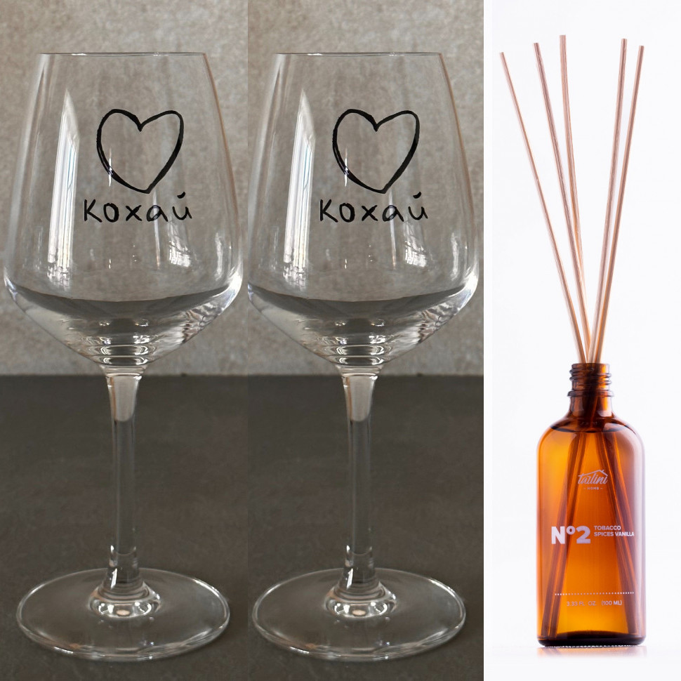 Set for Two (Набор бокалов и аромадиффузор)   
