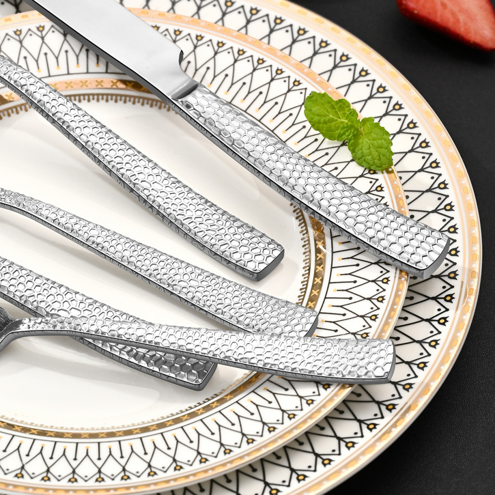 Набір столових ножів Iseo Hammered