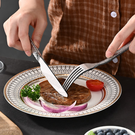 Набір столових ножів Iseo Hammered