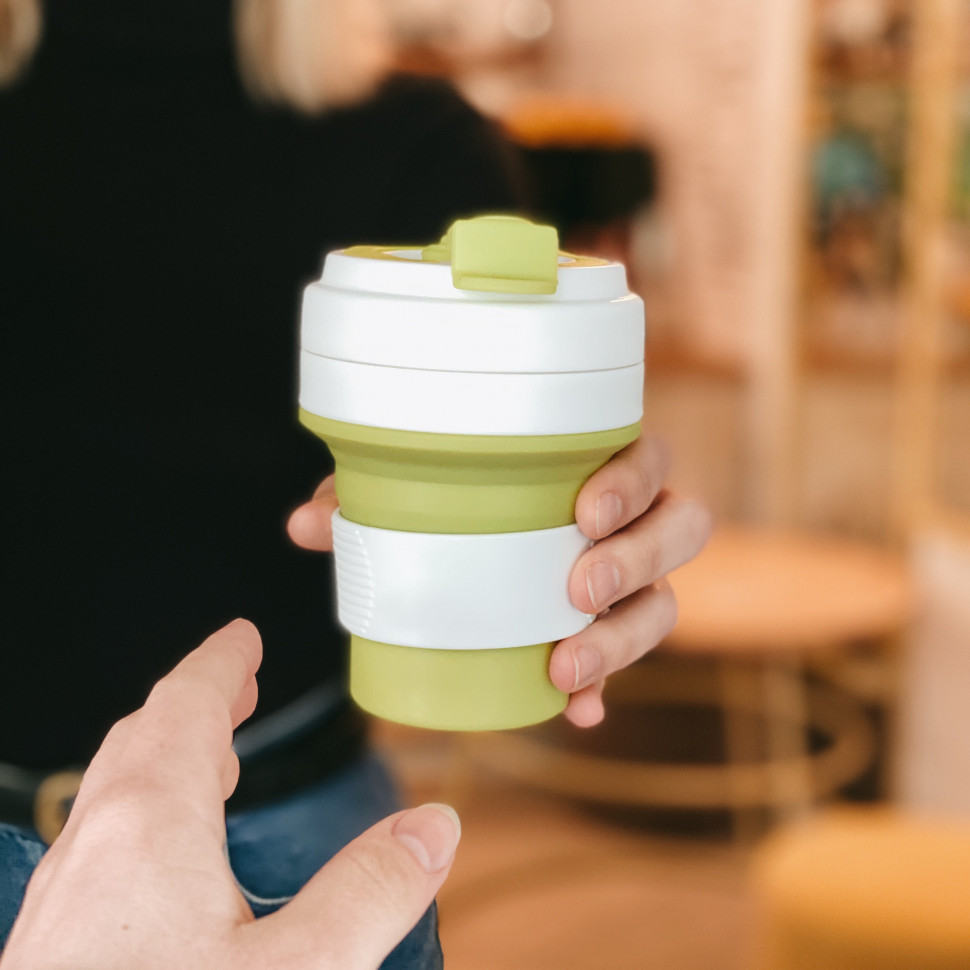 Складная силиконовая кружка Cortado Color 350 мл