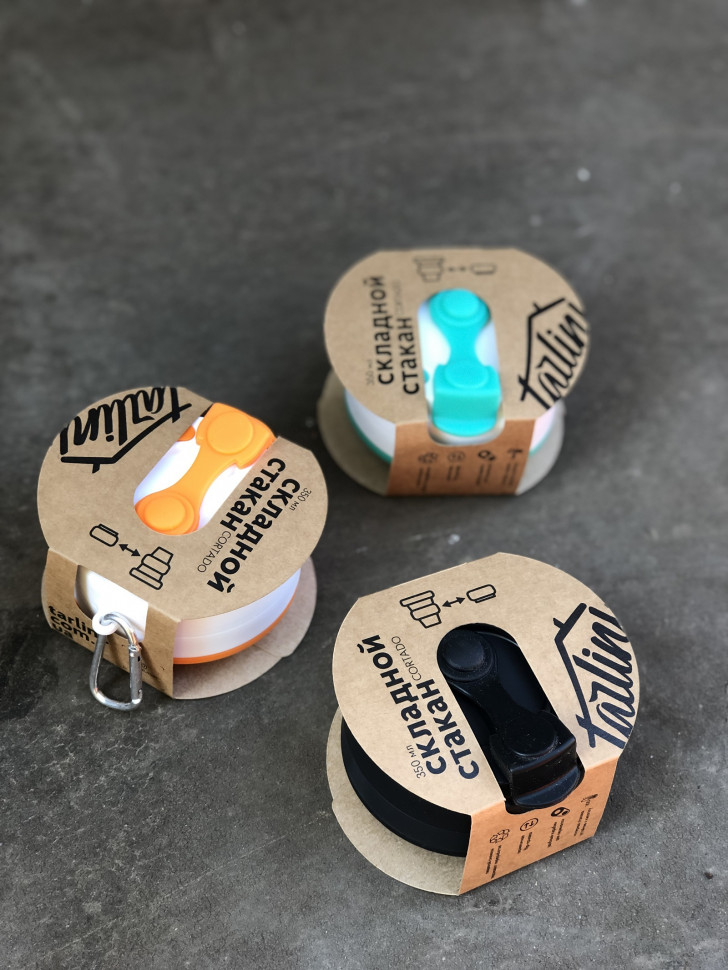 Складная силиконовая кружка Cortado Color 350 мл