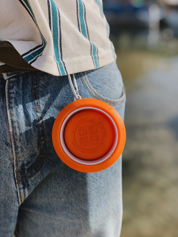 Складная силиконовая кружка Cortado Color 350 мл