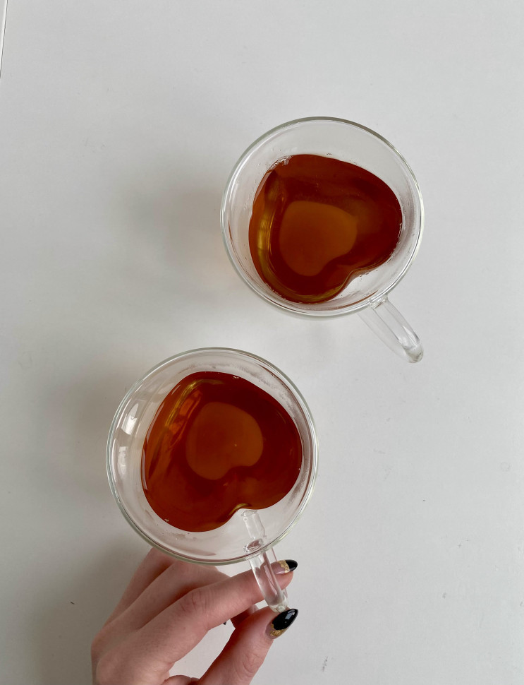 Amore Set (Заварювальний чайник та чашки з подвійною стінкою)