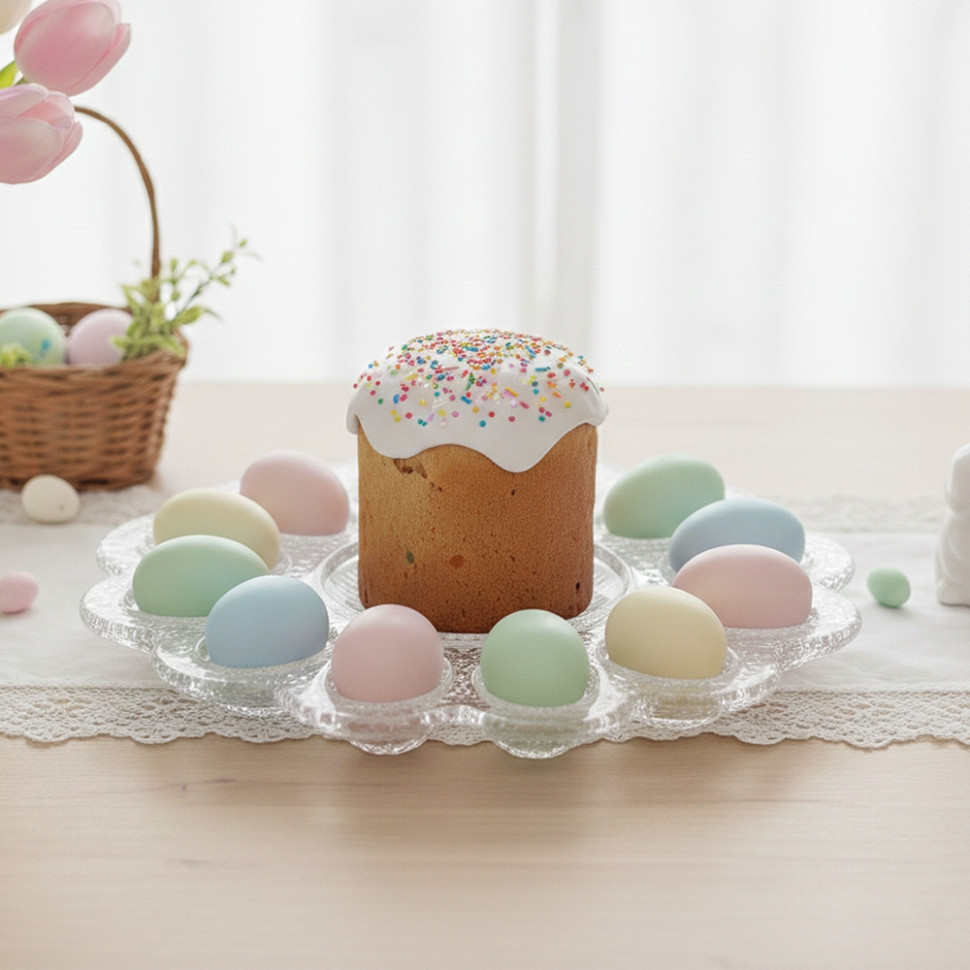 Подставка для 12 яиц Glass classics