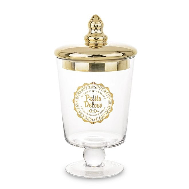 Скляна ємність на ніжці Choco-n-Cookies 