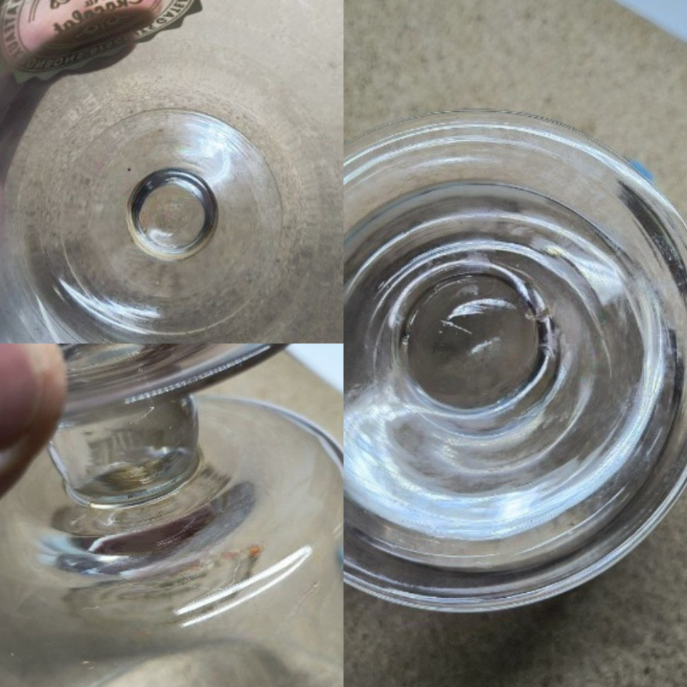 Скляна ємність на ніжці Choco-n-Cookies 