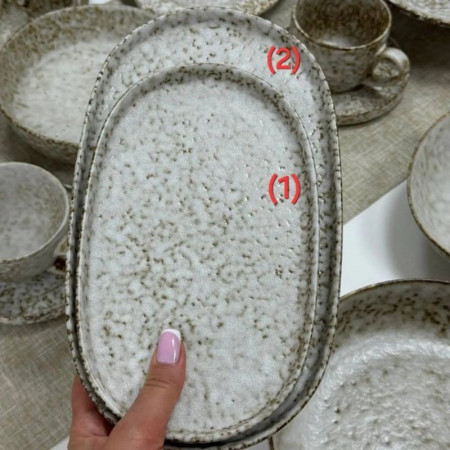 Тарілка овальна Normandy