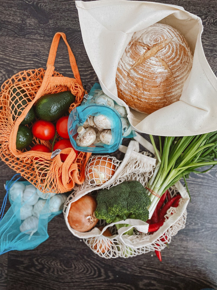 Білий лляний мішечок для хліба Rukkola