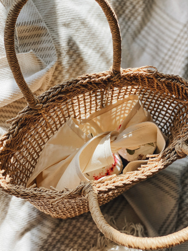 Білий лляний мішечок для хліба Rukkola