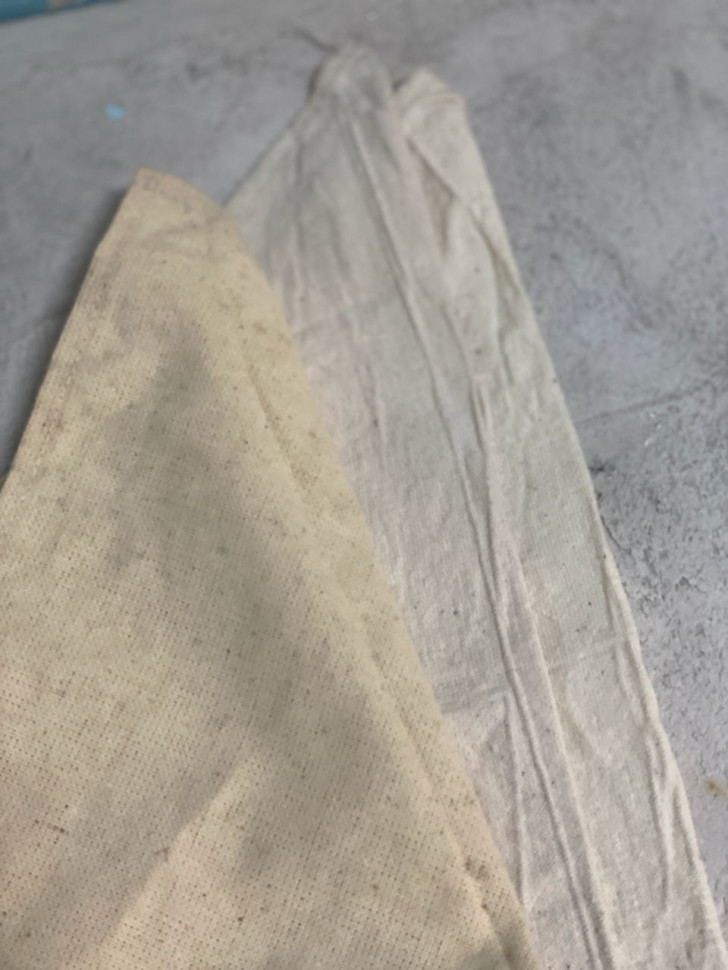 Білий лляний мішечок для хліба Rukkola