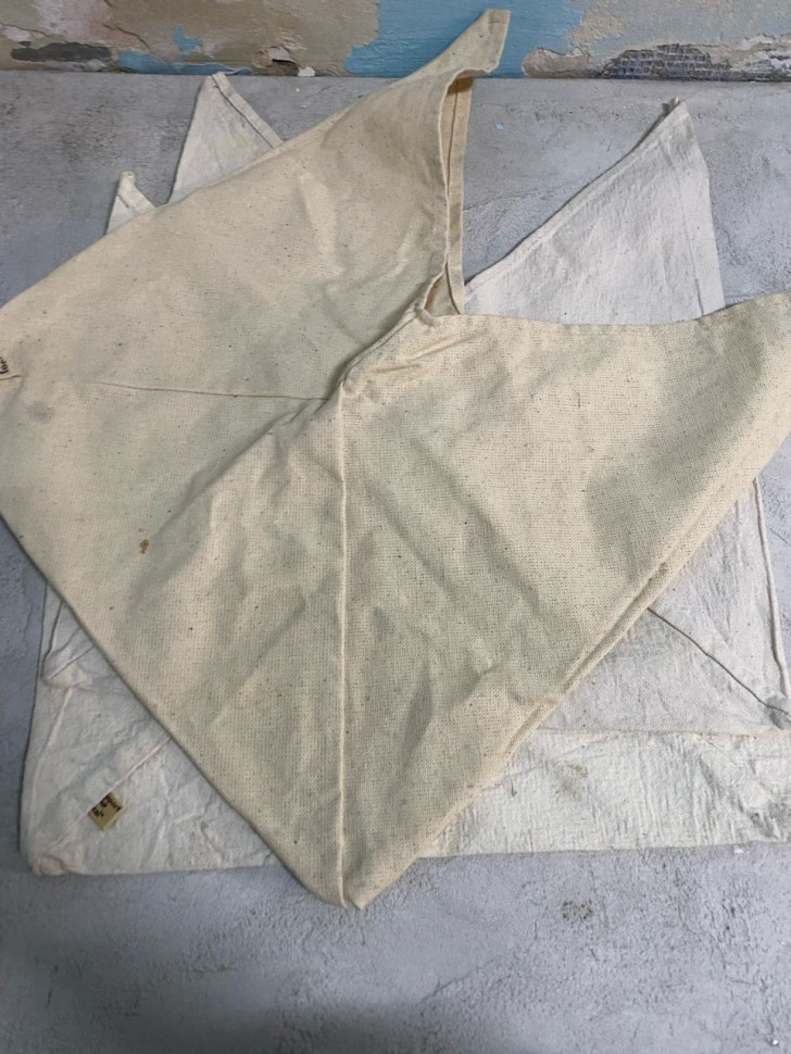 Білий лляний мішечок для хліба Rukkola