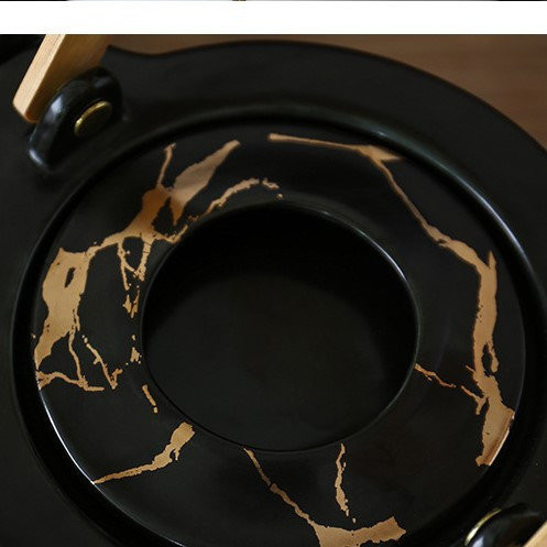 Чорний чайний сервіз Masala black 1 л