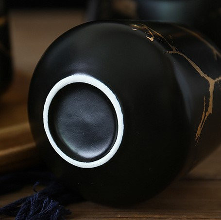 Чорний чайний сервіз Masala black 1 л