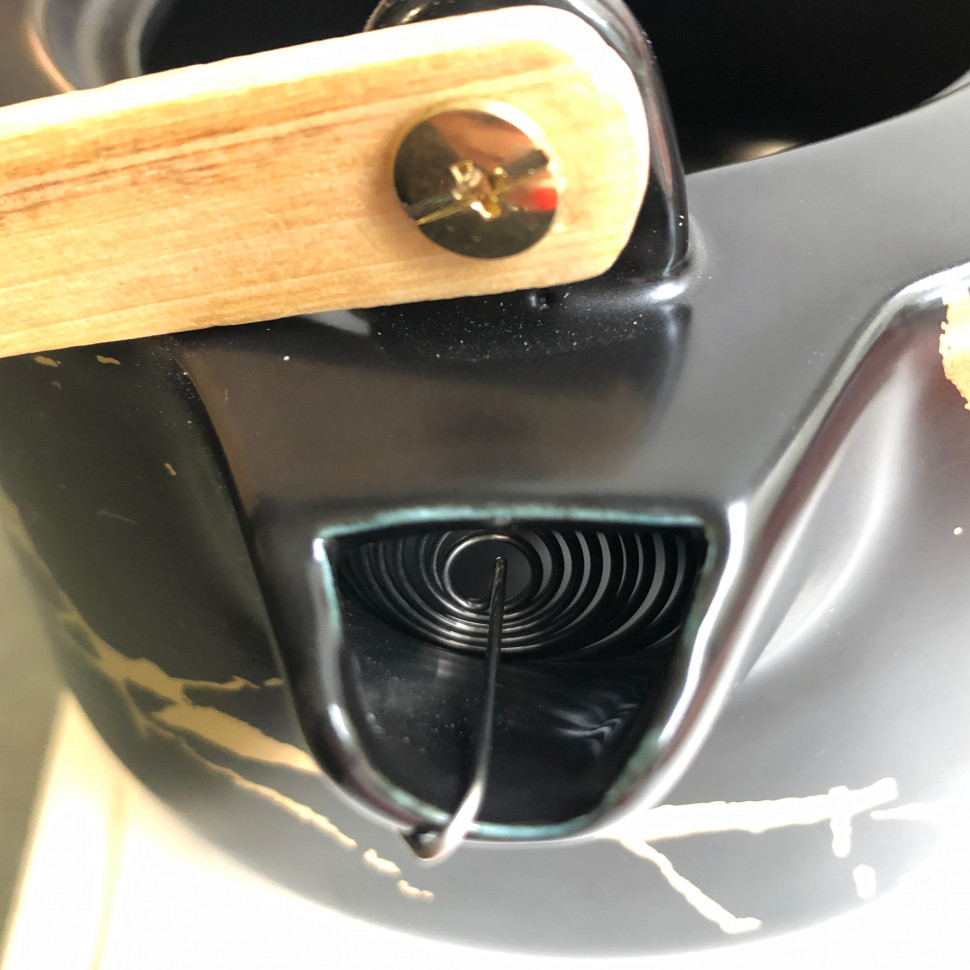 Чорний чайний сервіз Masala black 1 л