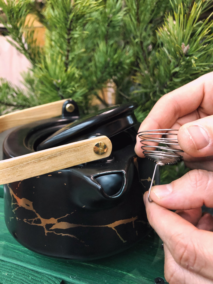 Чорний чайний сервіз Masala black 1 л