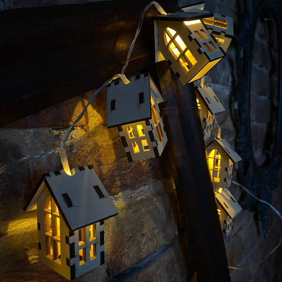 Гирлянда с домиками Hygge Light