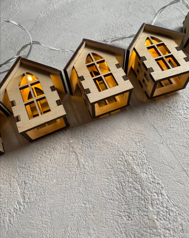 Гирлянда с домиками Hygge Light