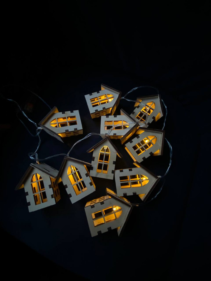 Гирлянда с домиками Hygge Light