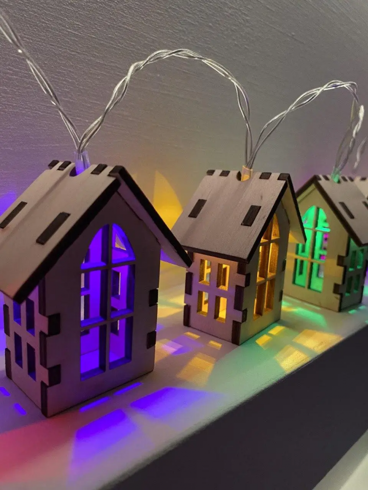 Гирлянда с домиками Hygge Light