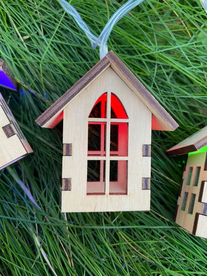 Гирлянда с домиками Hygge Light