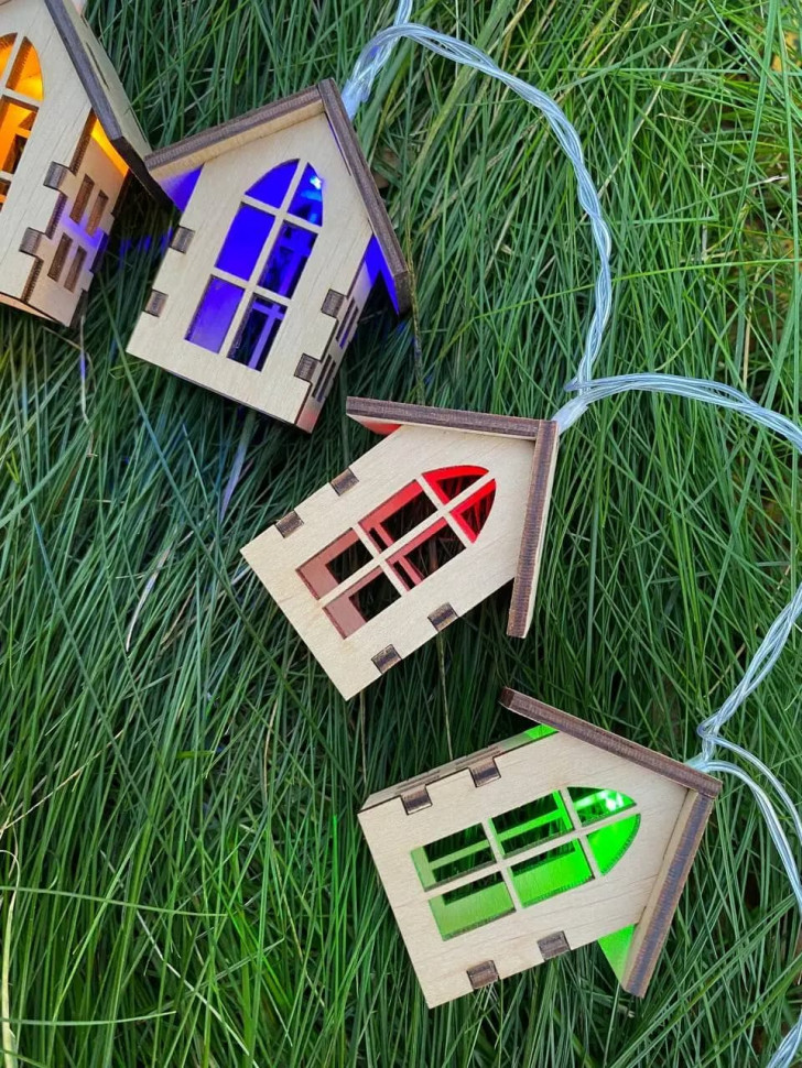 Гирлянда с домиками Hygge Light