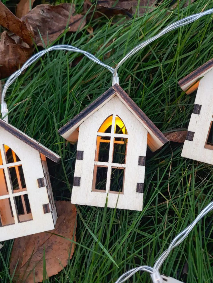 Гирлянда с домиками Hygge Light