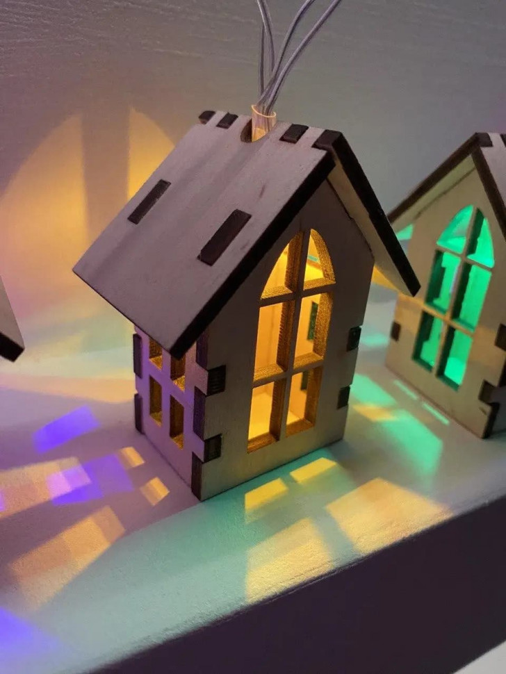 Гирлянда с домиками Hygge Light