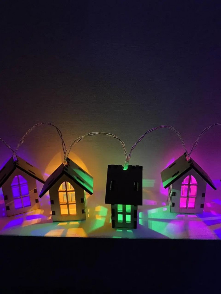 Гирлянда с домиками Hygge Light