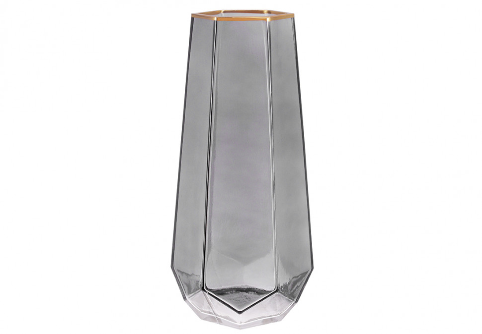 Ваза с золотым ободком Crystal