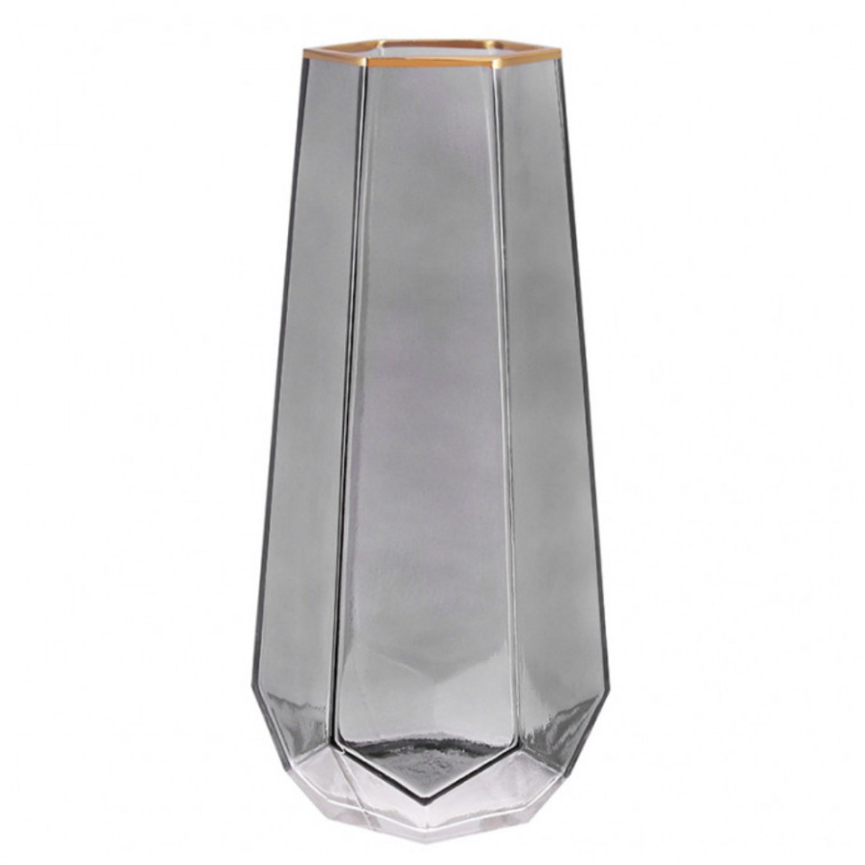 Ваза с золотым ободком Crystal