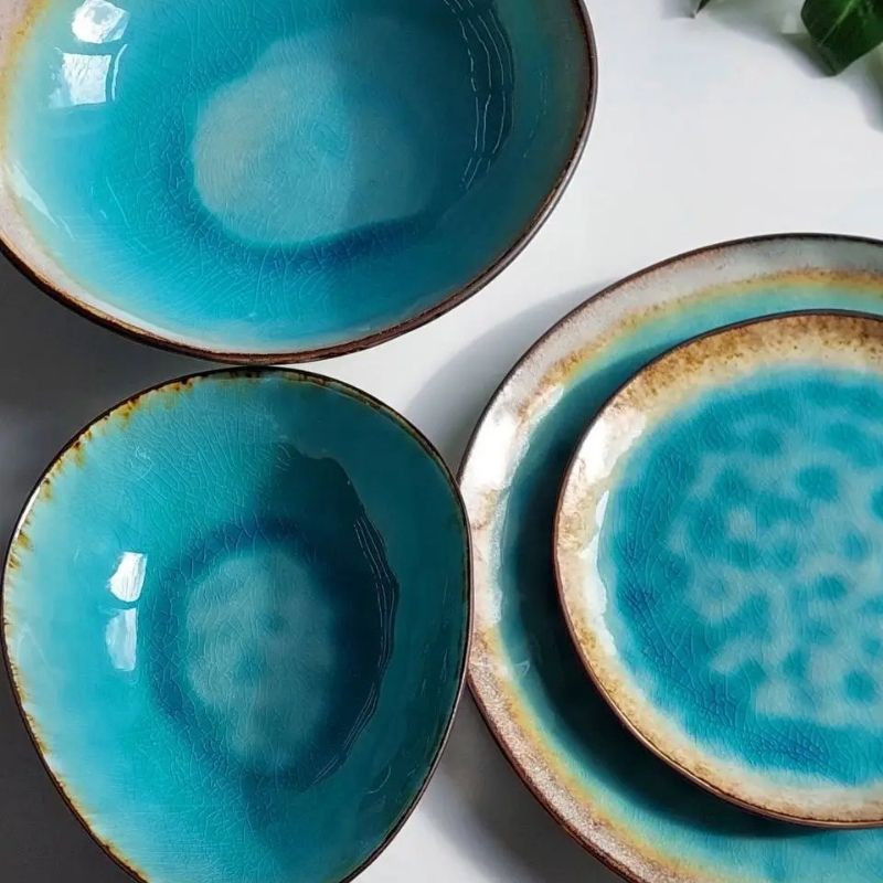 Тарелка Blue lagoon овал