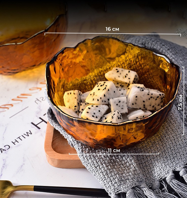 Салатник Crystal Orange