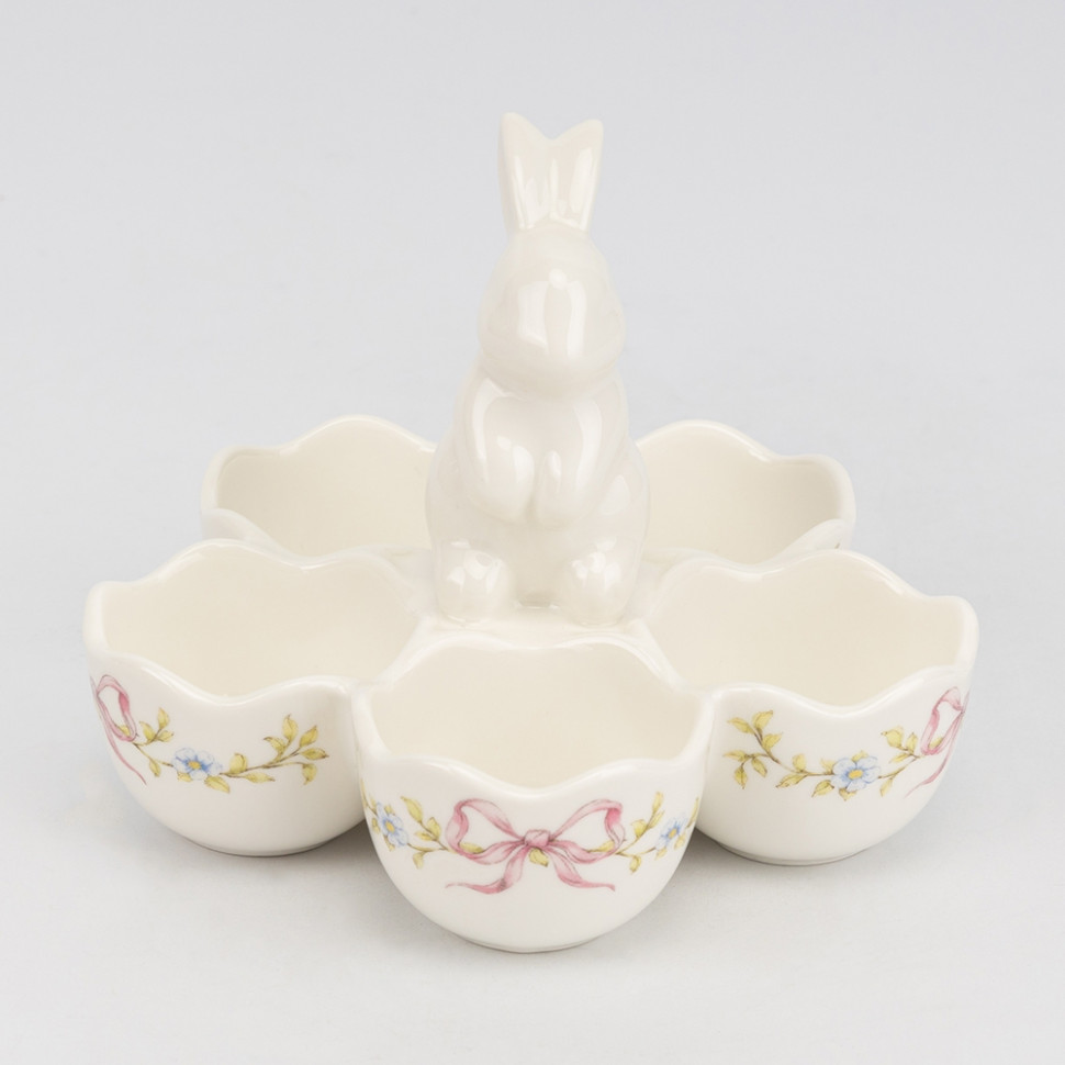 Набор подставок для яиц Rabbit with bows 2 шт 