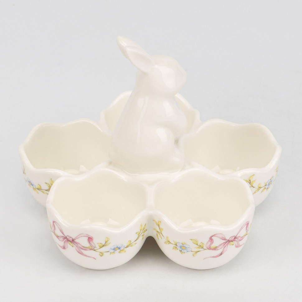 Набор подставок для яиц Rabbit with bows 2 шт 