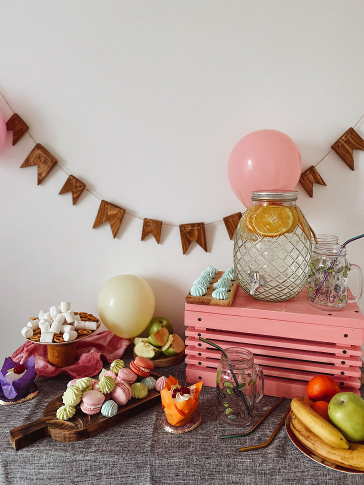 Дерев'яні прапорці (гірлянда) Advent