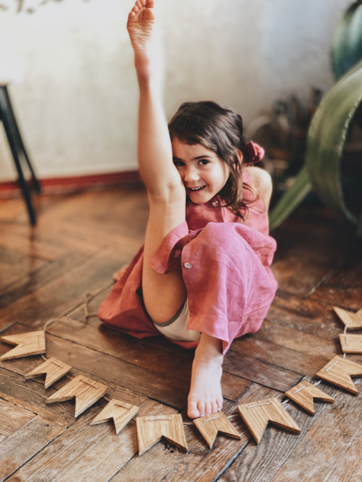 Дерев'яні прапорці (гірлянда) Advent