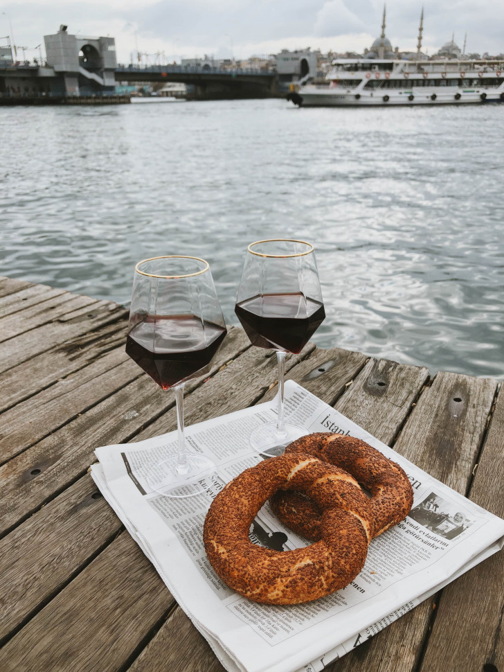 Стеклянный прозрачный бокал для вина Blush