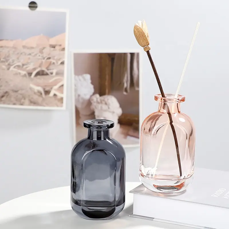 Стеклянная ваза Label